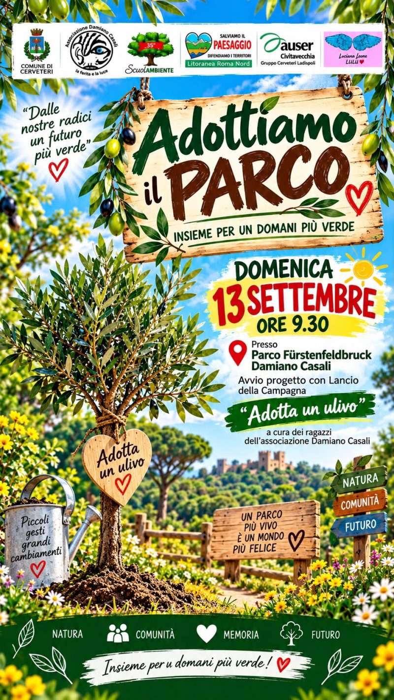 Cerveteri, il Parco racconta: al via “Adottiamo il Parco”