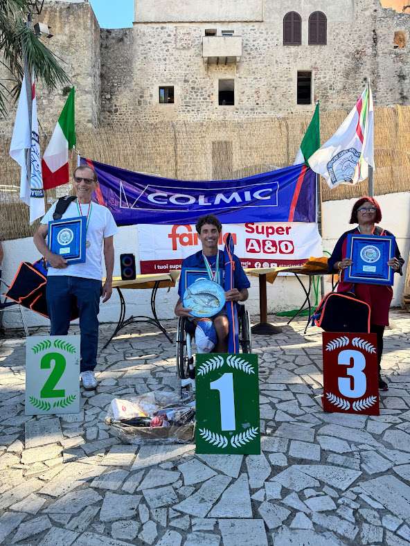 Pesca a Talamone, successo ai Campionati Italiani per Diversamente Abili