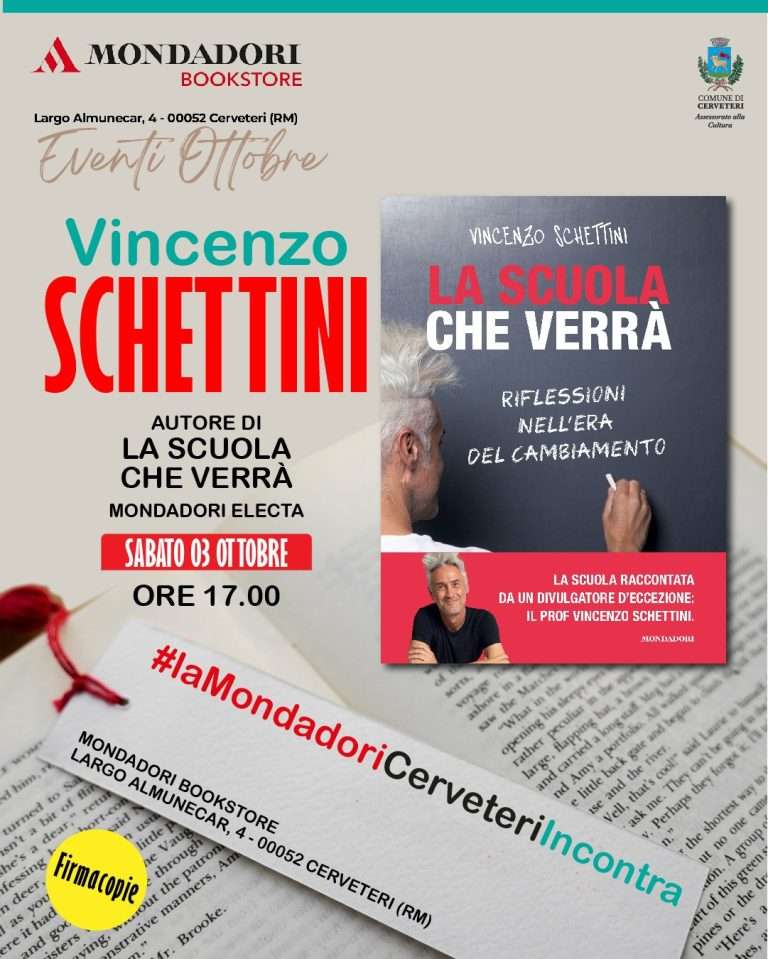 Mondadori Bookstore Cerveteri, Catena Fiorello incanta il pubblico