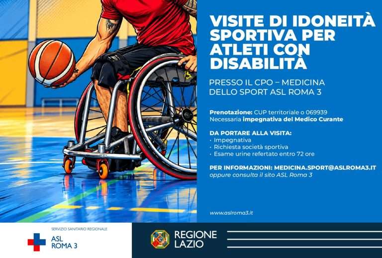 Medicina dello Sport a Ostia, visite per atleti disabili