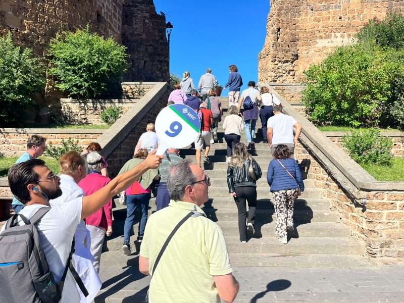 Cerveteri, i croceristi Msc in visita al Castello Ruspoli
