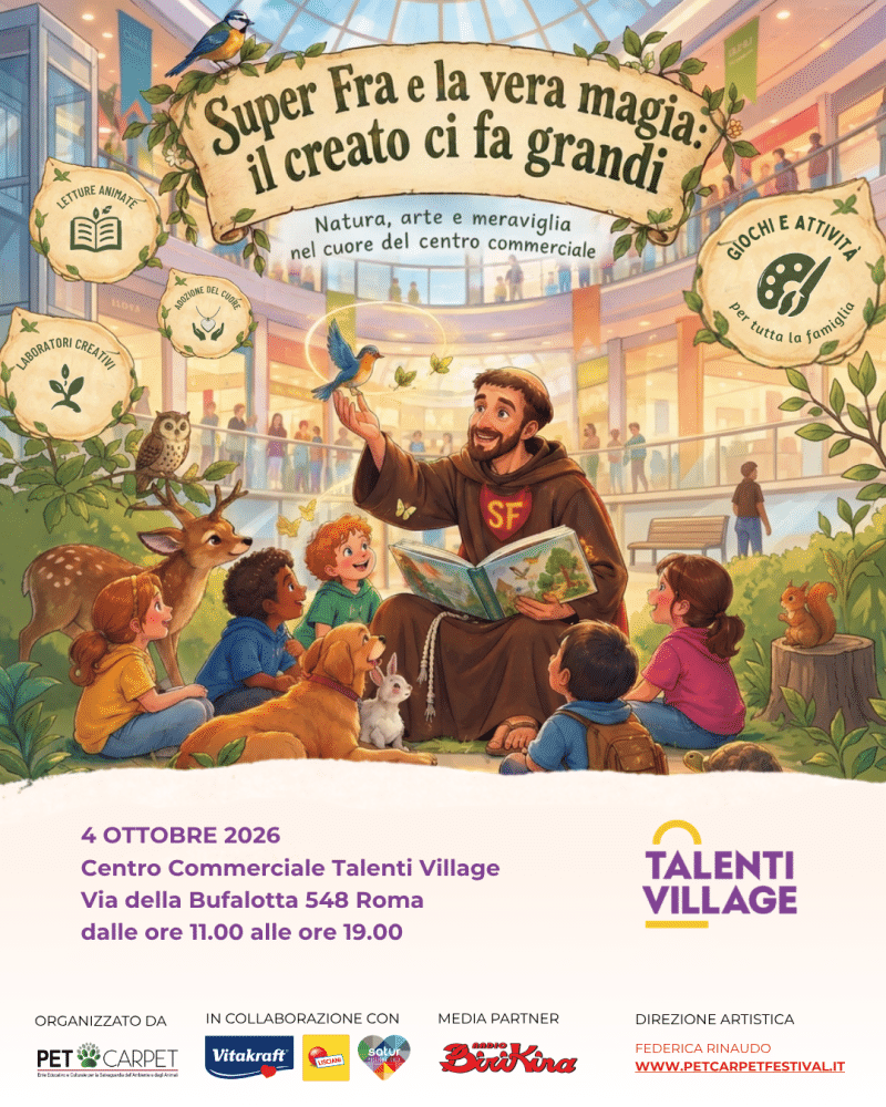 Super Fra a Roma: magia, animali ed ecologia al Talenti Village