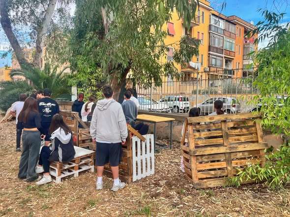 Aula Outdoor, la nuova scuola all’aperto dell’IIS Stendhal-Calamatta di Civitavecchia