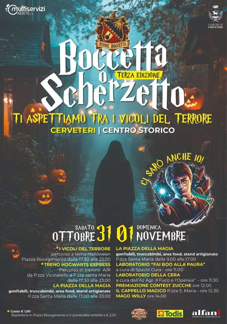 Halloween a Cerveteri: torna “Boccetta o Scherzetto?”