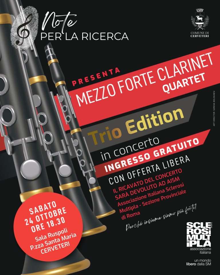 Note per la Ricerca a Cerveteri: concerto solidale per AISM