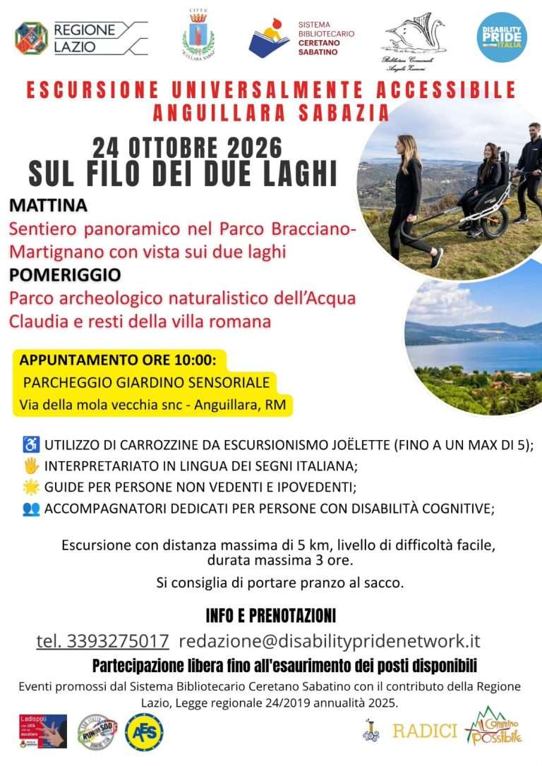 NaturArte accessibile: escursione tra i laghi di Bracciano