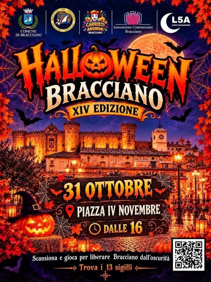Halloween Bracciano 2026: la grande caccia horror