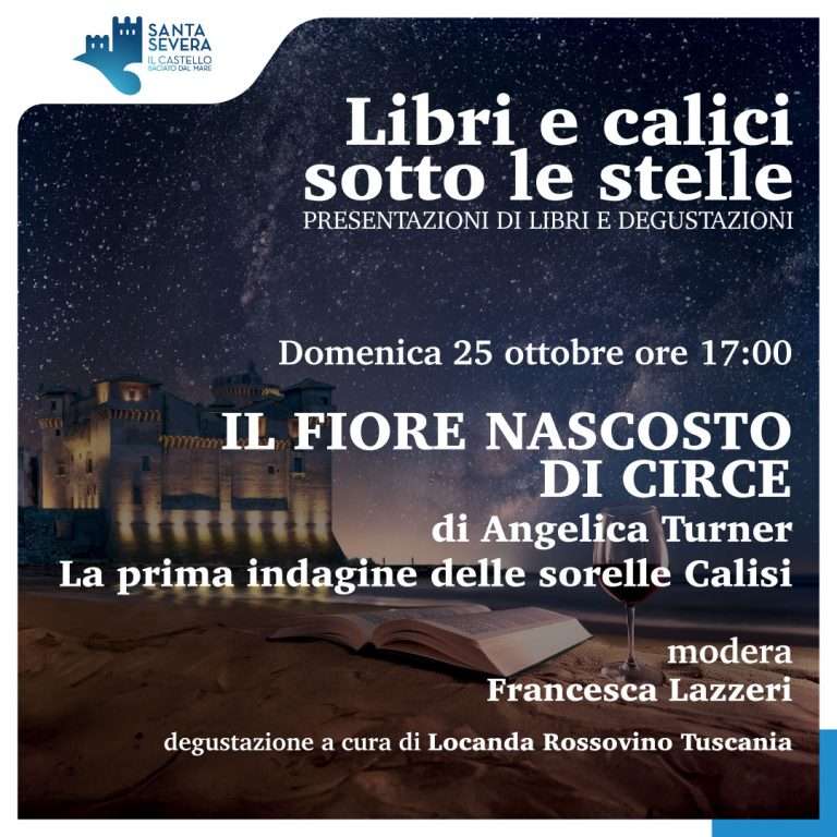 Libri e calici: Angelica Turner al Castello di Santa Severa