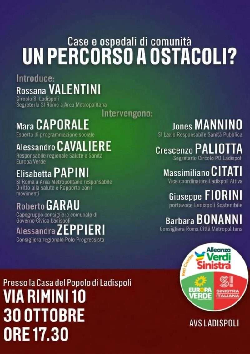 Ladispoli, Case di Comunità: promesse e disservizi