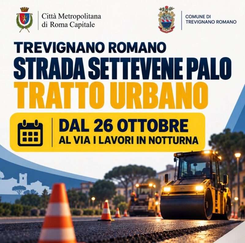 Trevignano Romano, al via i lavori sulla Settevene Palo