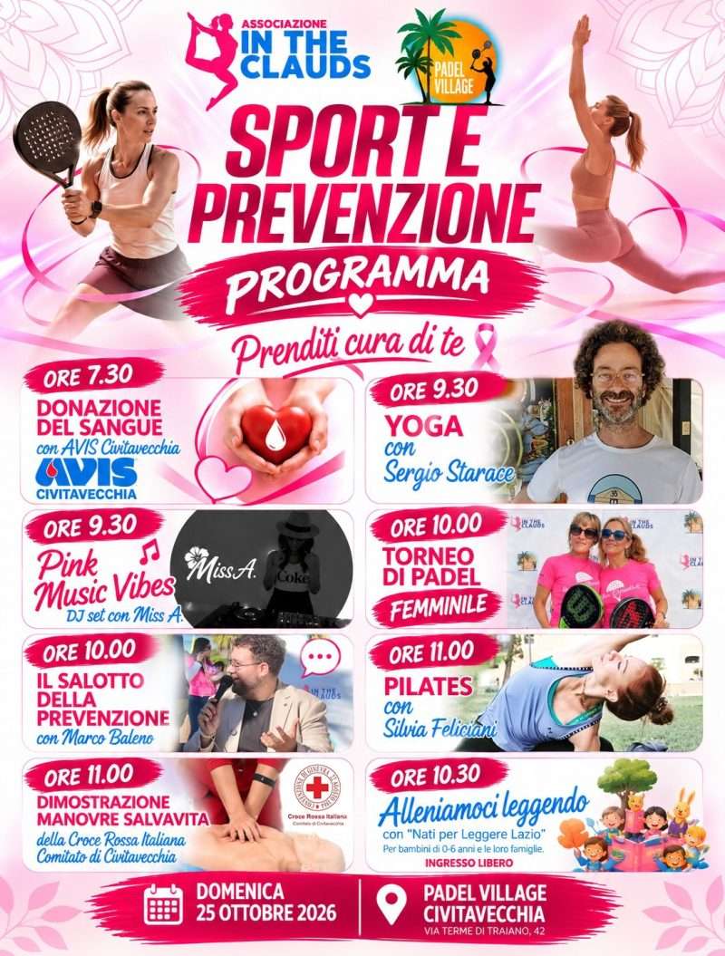 Civitavecchia, sport e prevenzione del tumore al seno