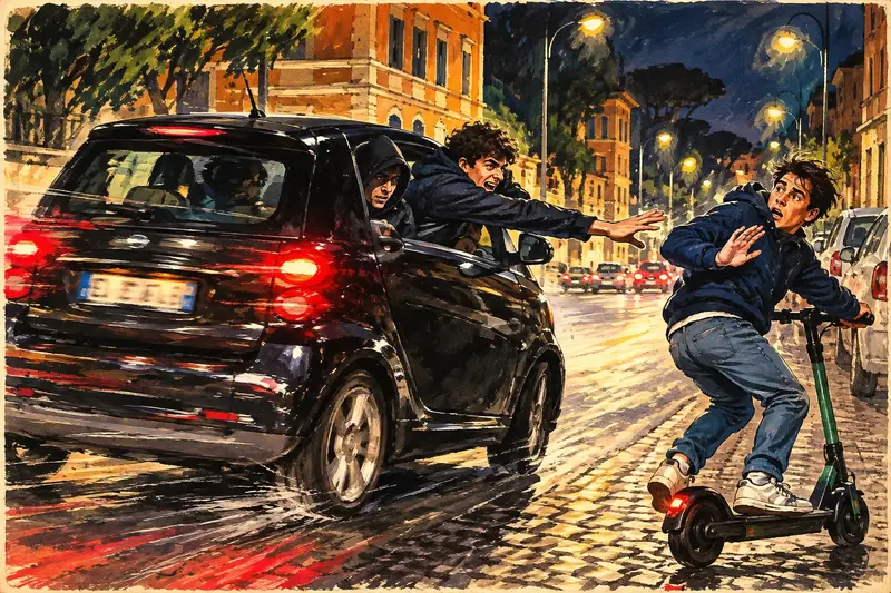 Attualitalk. Roma, due ragazzini e una minicar del terrore. Ma dove abbiamo sbagliato con questa generazione?